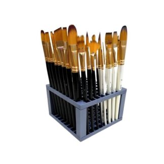 علبة بلاستك مثقبة لخزن الفرش perforated plastic box storing brushes